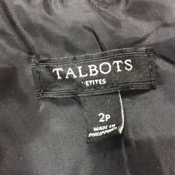 Talbots cap sleeve graphic print dress with belt. 2P - Picture 7 of 7